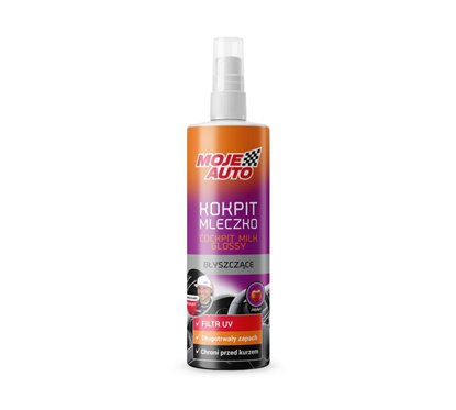 Solutie curatare bord, efect lucios, Moje Auto, mere, 300 ml