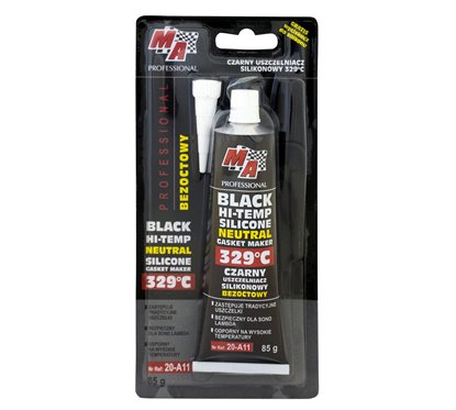 Silicon profesional pentru etansare garnituri negru 329 ° C, MA Professional, 85 g