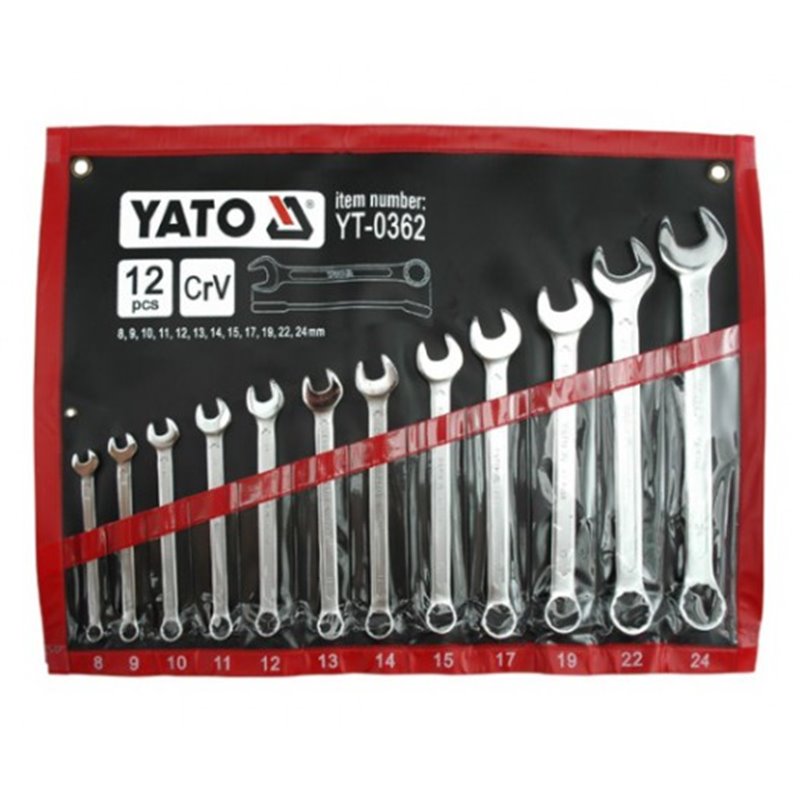 YT-0362 Set Chei Combinate Satinate 8-24Mm, 12 Buc