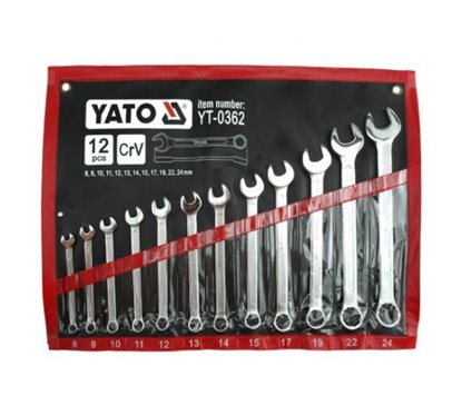 YT-0362 Set Chei Combinate Satinate 8-24Mm, 12 Buc