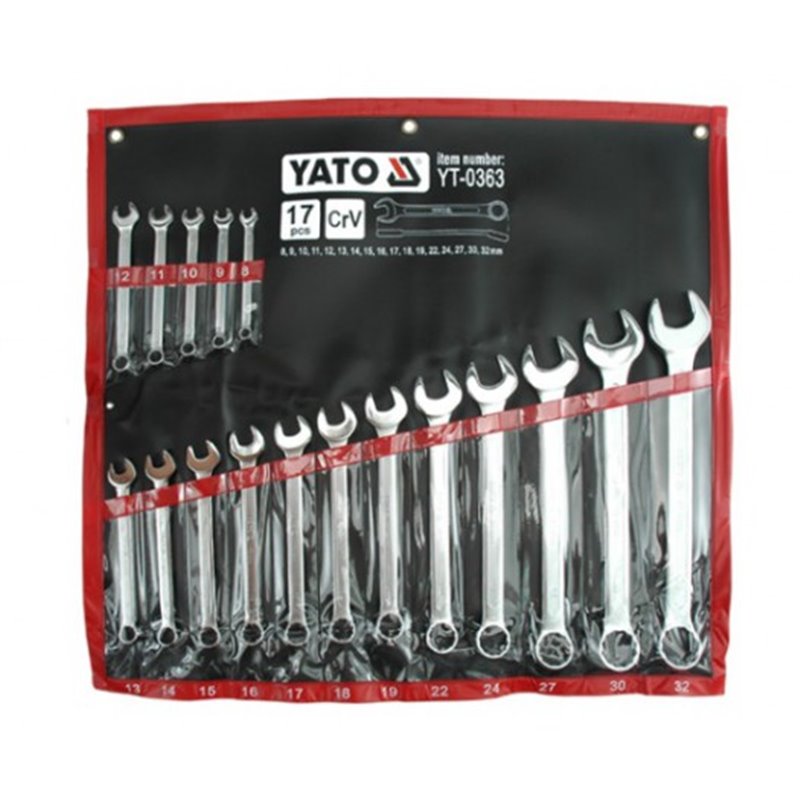 YT-0363 Set Chei Combinate Satinate 8-32Mm, 17 Buc