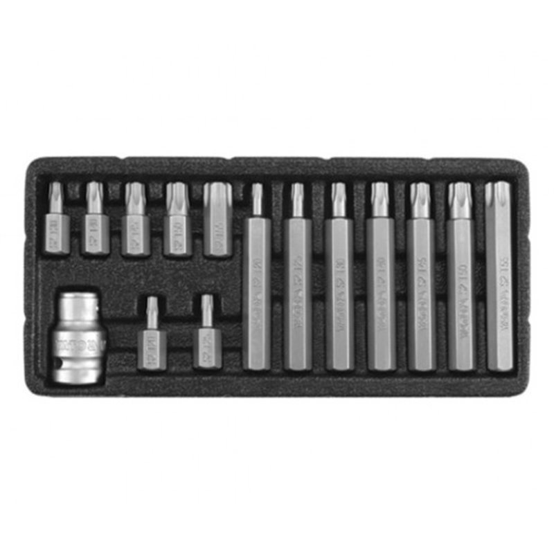 YT-0417 Set Biti Torx 15 Piese T20-T55