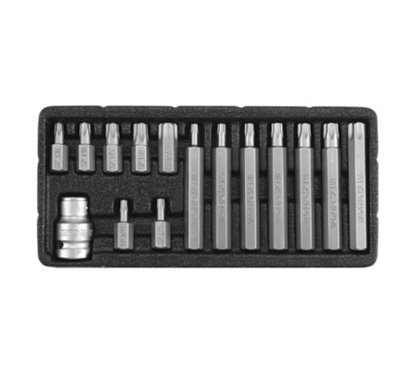 YT-0417 Set Biti Torx 15 Piese T20-T55