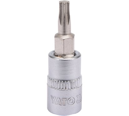 YT-04304 Bit Torx T20, Cu Adaptor 1/4", 37Mm