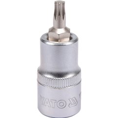 YT-04313 Bit Torx T30, Cu Adaptor 1/2", 55Mm