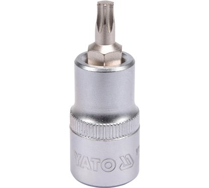 YT-04313 Bit Torx T30, Cu Adaptor 1/2", 55Mm