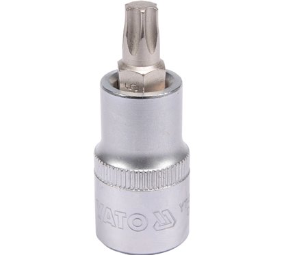 YT-04315 Bit Torx T45, Cu Adaptor 1/2", 55Mm