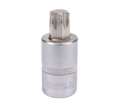 YT-04318 Bit Torx T60, Cu Adaptor 1/2", 55Mm