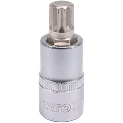 YT-04344 Bit Spline M12, Cu Adaptor 1/2", 55Mm