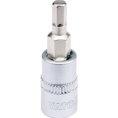 YT-04371 Bit Hexagonal 4 , Cu Adaptor 1/4", 37Mm