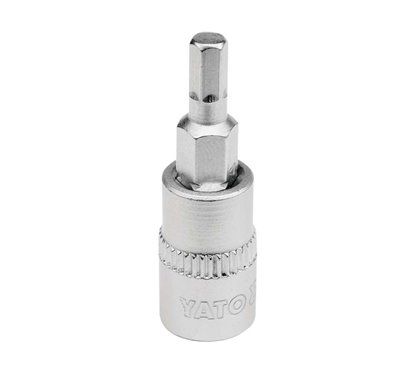 YT-04371 Bit Hexagonal 4 , Cu Adaptor 1/4", 37Mm