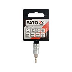 YT-04371 Bit Hexagonal 4 , Cu Adaptor 1/4", 37Mm