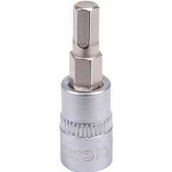 YT-04372 Bit Hexagonal 5 , Cu Adaptor 1/4", 37Mm