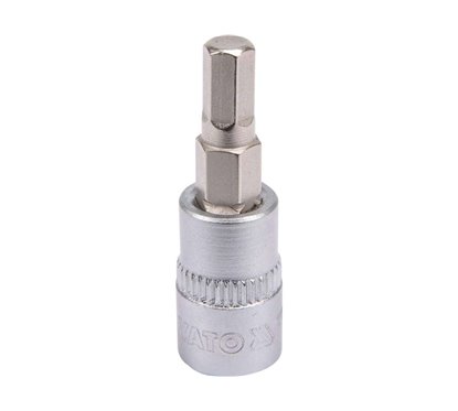 YT-04372 Bit Hexagonal 5 , Cu Adaptor 1/4", 37Mm