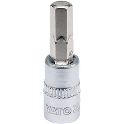 YT-04373 Bit Hexagonal 6 , Cu Adaptor 1/4", 37Mm