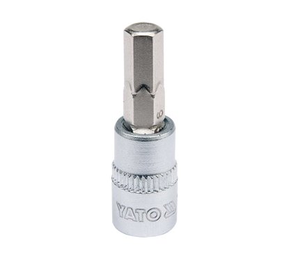 YT-04373 Bit Hexagonal 6 , Cu Adaptor 1/4", 37Mm