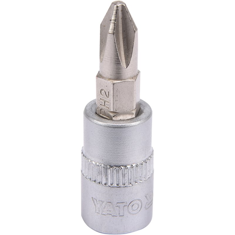 YT-04412 Bit Cruce Ph2, Cu Adaptor 1/4", 37Mm