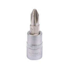 YT-04412 Bit Cruce Ph2, Cu Adaptor 1/4", 37Mm