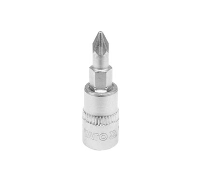 YT-04417 Bit Cruce Cu Adaptor 1/4", Pz1X37Mm