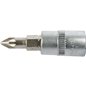 YT-04417 Bit Cruce Cu Adaptor 1/4", Pz1X37Mm