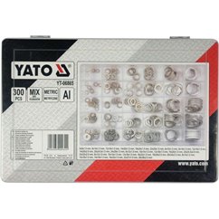 YT-06865 Set Saibe Aluminiu, 300 Buc