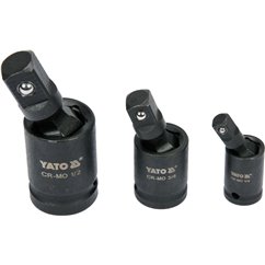 YT-10643 Set Articulatie Cardanica Impact 1/4", 3/8", 1/2"