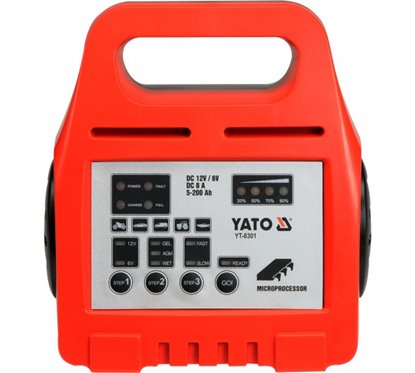 YT-8301 Redresor 6/12V, 8A, 5-200Ah