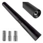 Catarg antena auto 9 cm cu 3 adaptoare 5/6/7mm ANTM09
