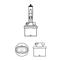 Bec H27W/2 12V/27W PGJ13 1 buc. (Sua)