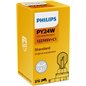 Bec PY24W 12V/24W Pgu20/4 Silvervision (Culoare Argintie, Emite Lumina Portocalie) 1 buc. Philips