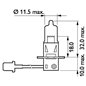 Bec H3 24v/70W Masterlife PK22S Bec 1 buc.