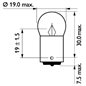 Bec R5W 24v/5W BA15S Blister Cu Becuri 2 buc.