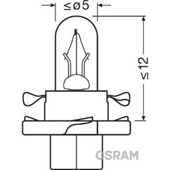 Bec Lumini Bord (Cutie) Osram