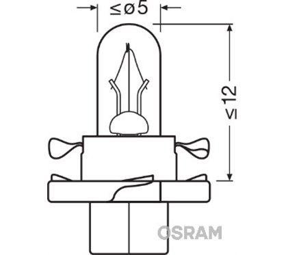 Bec Lumini Bord (Cutie) Osram