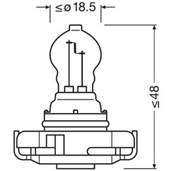 Bec Lumini De Stationare PS19W Osram