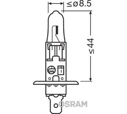 Bec Far Faza Lunga H1 Osram