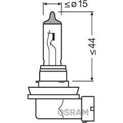 Bec Far Faza Lunga H11B Osram