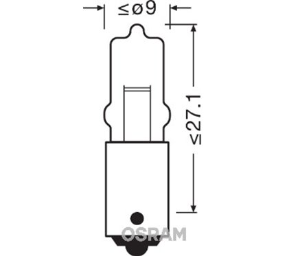 Bec Lumina Citire H10W Osram