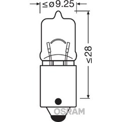 Bec Lampa Spate H6W Osram