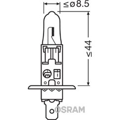 Bec Proiector Ceata H1 Osram