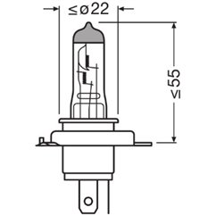 Bec Far Principal H4 Osram