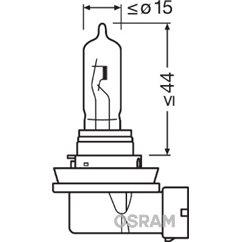 Bec Proiector Ceata H9 Osram