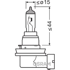 Bec Proiector Ceata H16 Osram