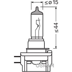 Bec Far Faza Lunga H11B Osram