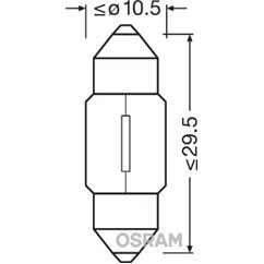 Bec Iluminare Portbagaj C5W Osram