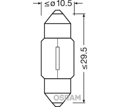 Bec Iluminare Portbagaj C5W Osram