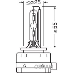 Bec Proiector Ceata D1S Osram