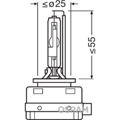 Bec Far Faza Lunga D1R Osram