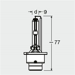 Bec Far Faza Lunga D4S Osram