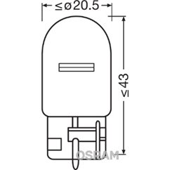 Bec Incandescent Bec Lumina Zi W21W Osram